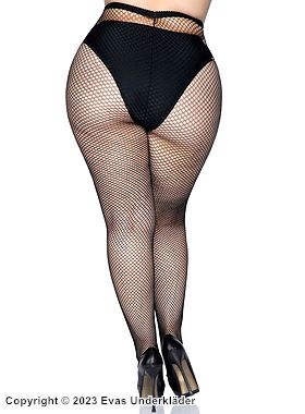 Strumpfhose, kleines Netz, Plus Size